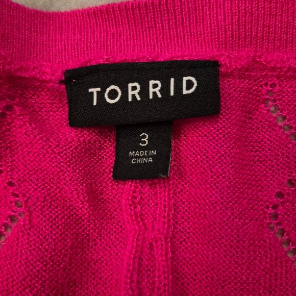 Cropped Pink Cardigan - Picture 3 of 6